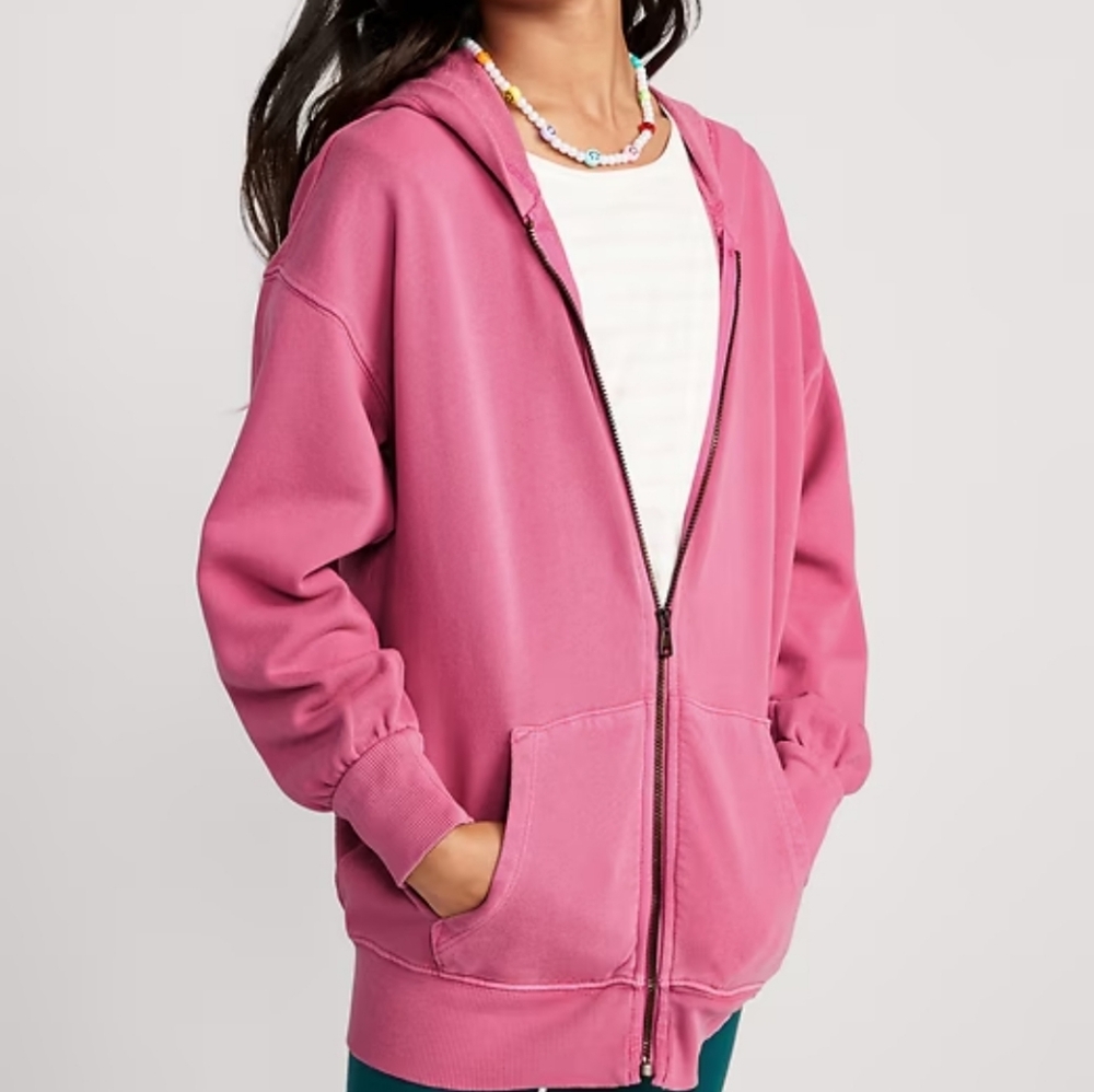 NWT girls zip up hoodie